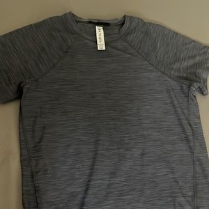 Athleta Ultimate Train Tee Womens XXS Blue Gray